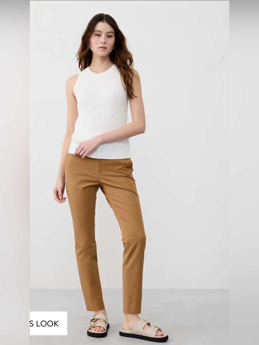 Banana Republic Sloan Slim High-Rise Ankle Pants in Camel | Sz 14 | NWT